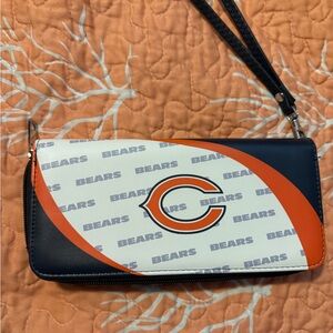 Chicago Bears Navy and Orange Women's Clutch